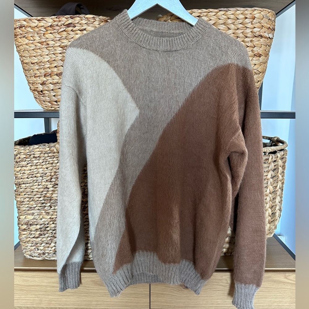 Brown wool sweater